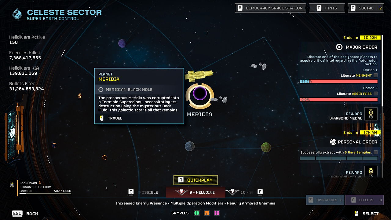 What Is Happening With Meridia in Helldivers 2? Complete Lore, Explained