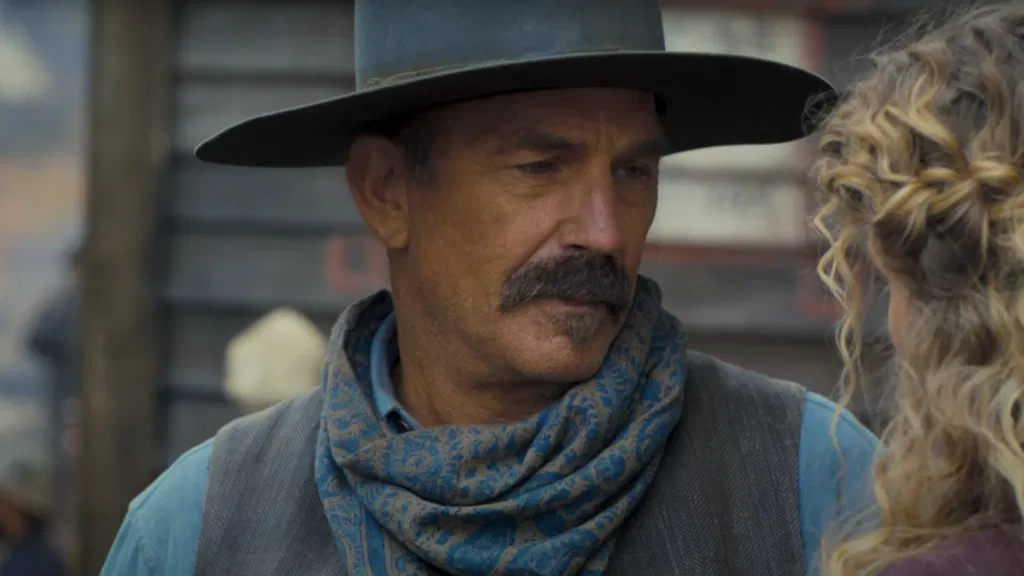 Kevin Costner in a still from Horizon: An American Saga 