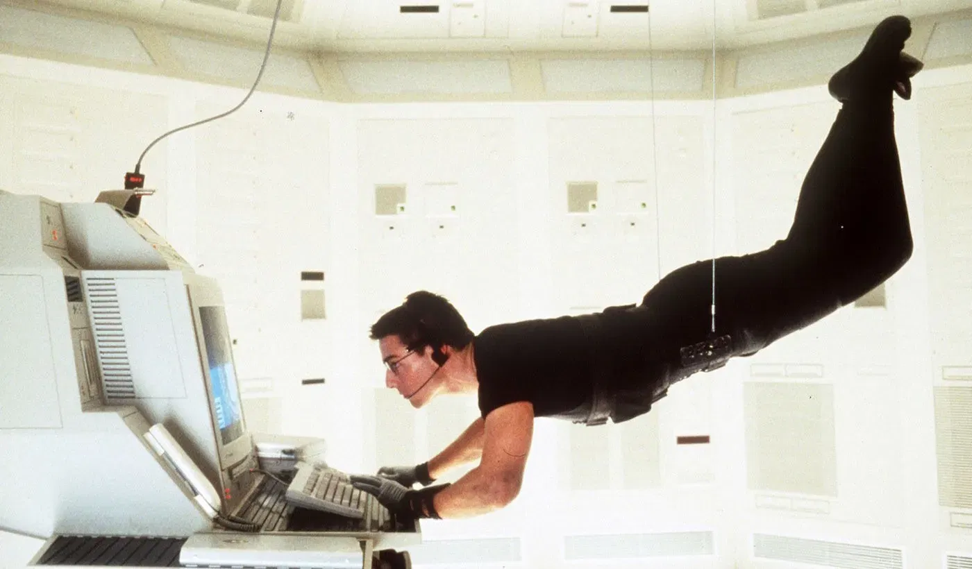 A still from Mission: Impossible