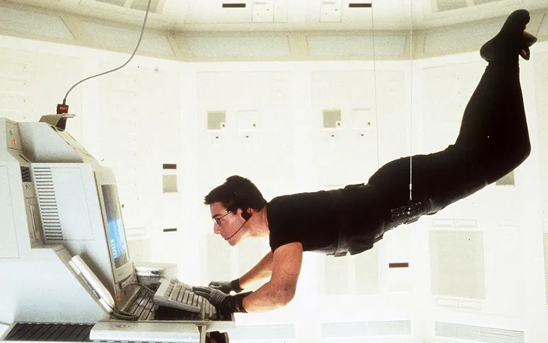 A still from Mission: Impossible