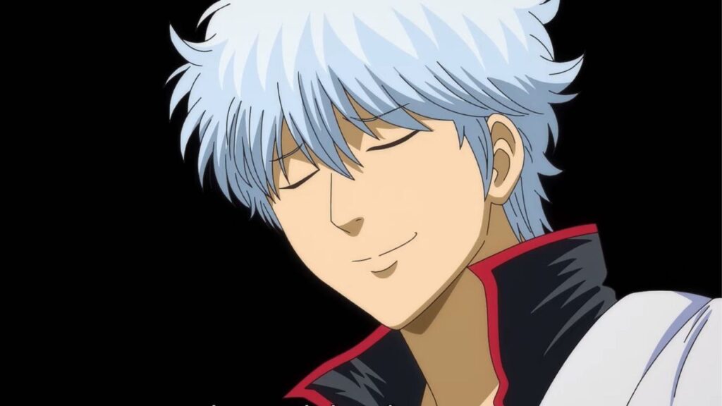 Gintoki sighing in Gintama- Mr. Ginpachi's Zany Class