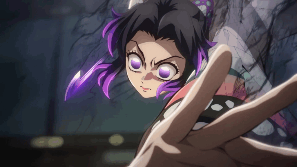 Shinobi during her battle against the Upper Rank Two demon, Doma 