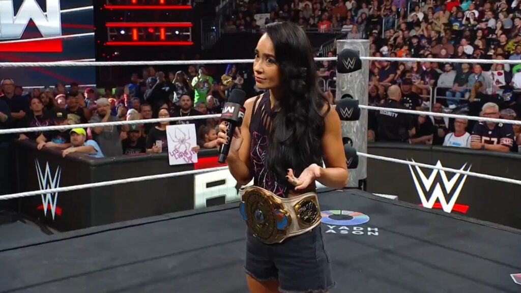 What Do We Know About AJ Lee's WWE Return After the Becky Lynch Clash? 31 AJ Lee giving her first WWE promo in 10 years