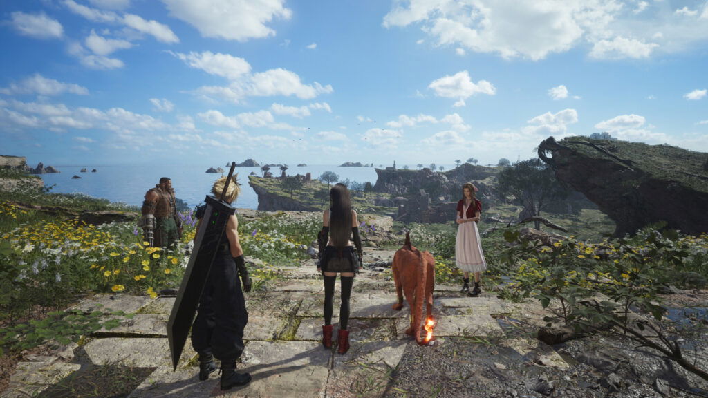 An in-game screenshot of Final Fantasy 7: Rebirth.