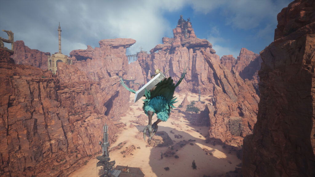 An in-game screenshot of Final Fantasy 7: Rebirth.