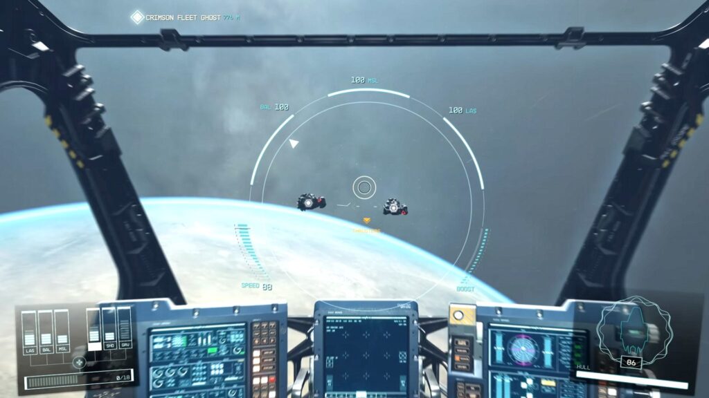 Flying in Spacecraft in Starfield