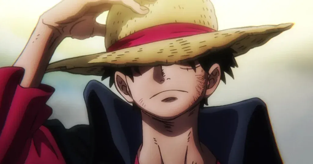 Luffy in a still from One Piece