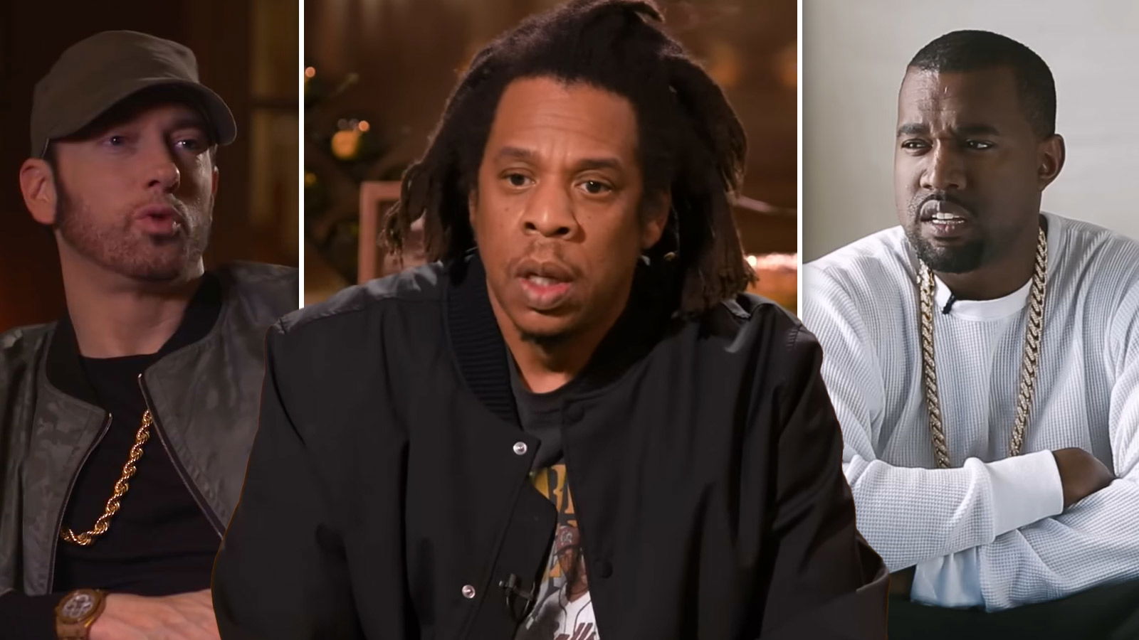 Jay-z, Kanye West, Eminem