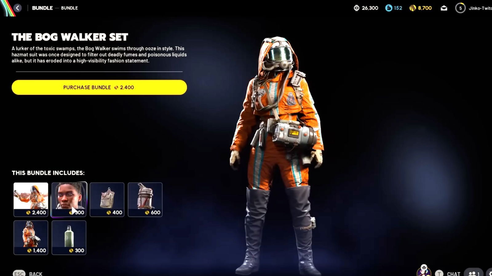 The Bog Walker Set in ARC Raiders