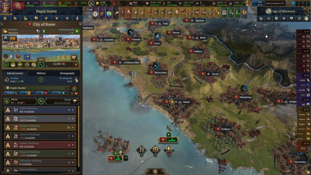Europa Universalis V, Football Manager 26, and More 1 An image showing the gameplay of Europa Universalis V.