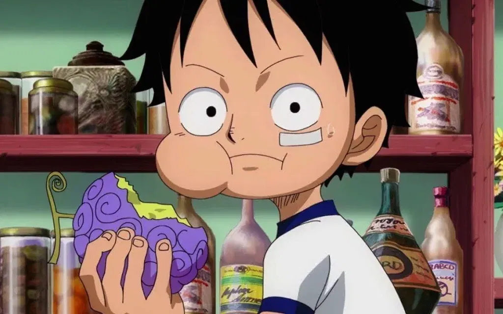 Luffy as a kid