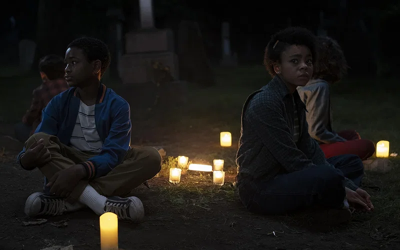 You Didn’t See This Coming: IT: Welcome to Derry’s Final Move Shakes IT: Chapter Two The kids surrounded by candles in the dark in IT Welcome to Derry