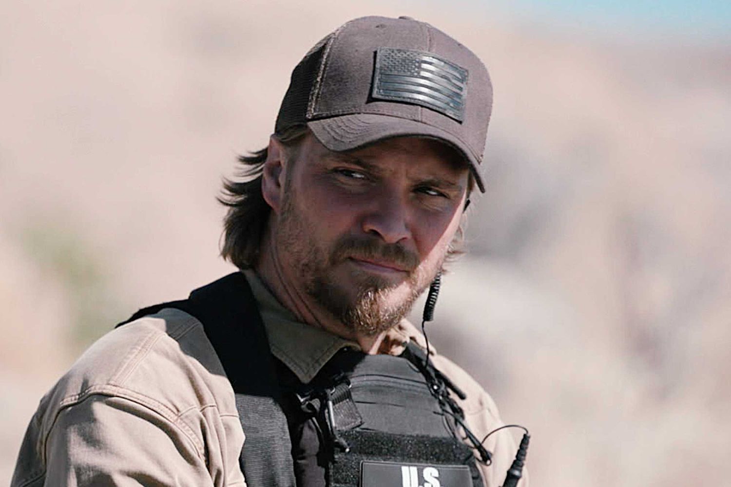 luke grimes as kayce dutton in y: marshals