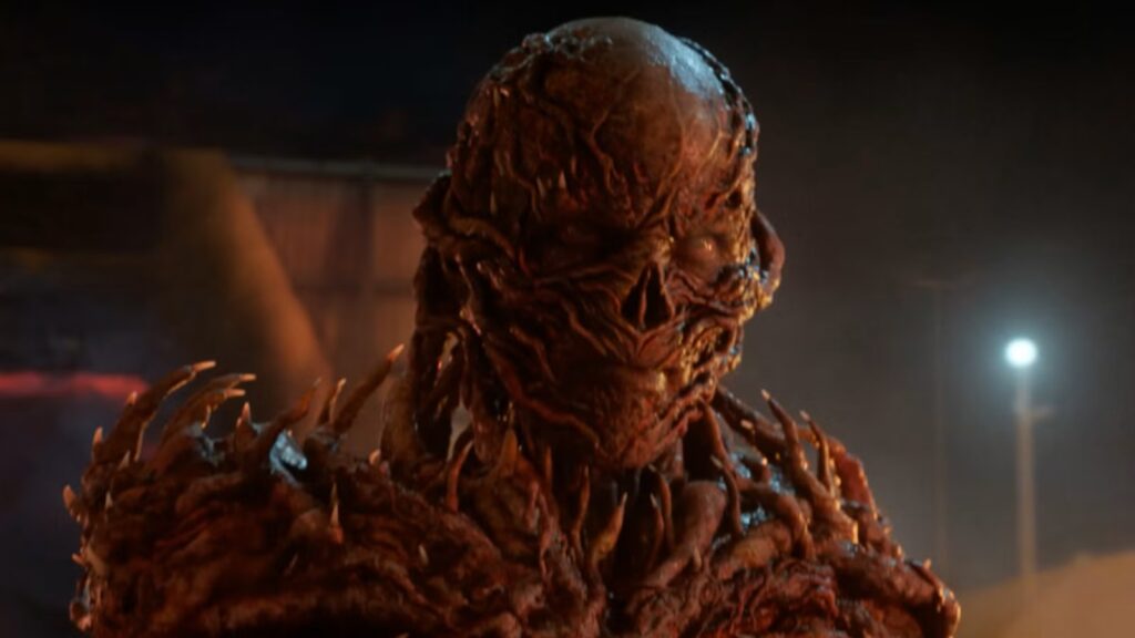 Vecna with grotesque decaying appearance from Stranger Things Season 4