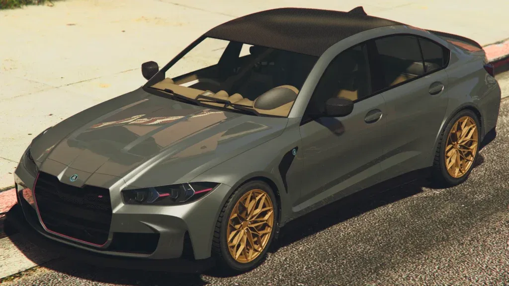 GTA Online screenshot featuring Übermacht Sentinel GTS.