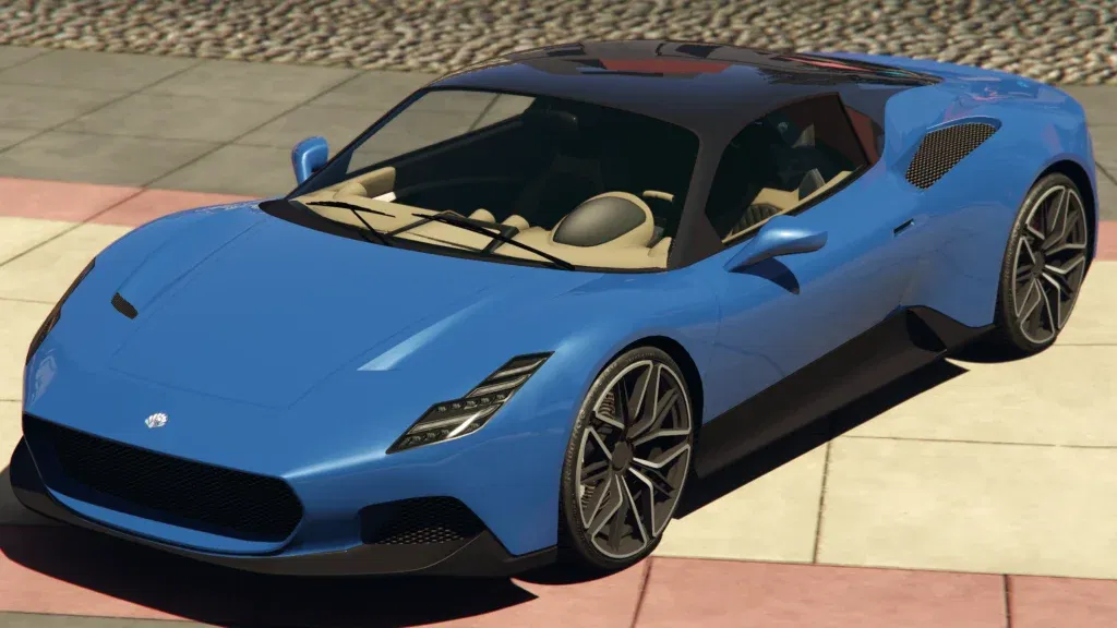 GTA Online screenshot featuring Lampadati Corsita.