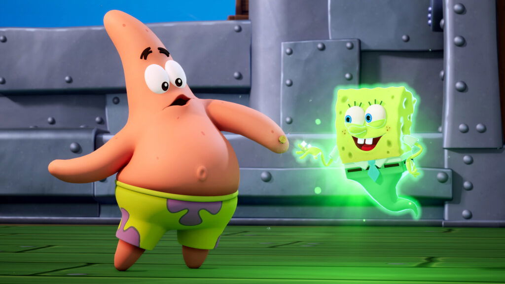 All Major Video Game Releases This Week (November 17 – November 23, 2025): Deadpool VR, Kirby Air Riders, and More 2 An image showing the gameplay of SpongeBob SquarePants: Titans of the Tide.