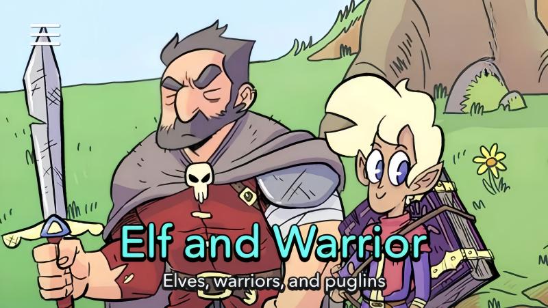 elf and warrior webtoon