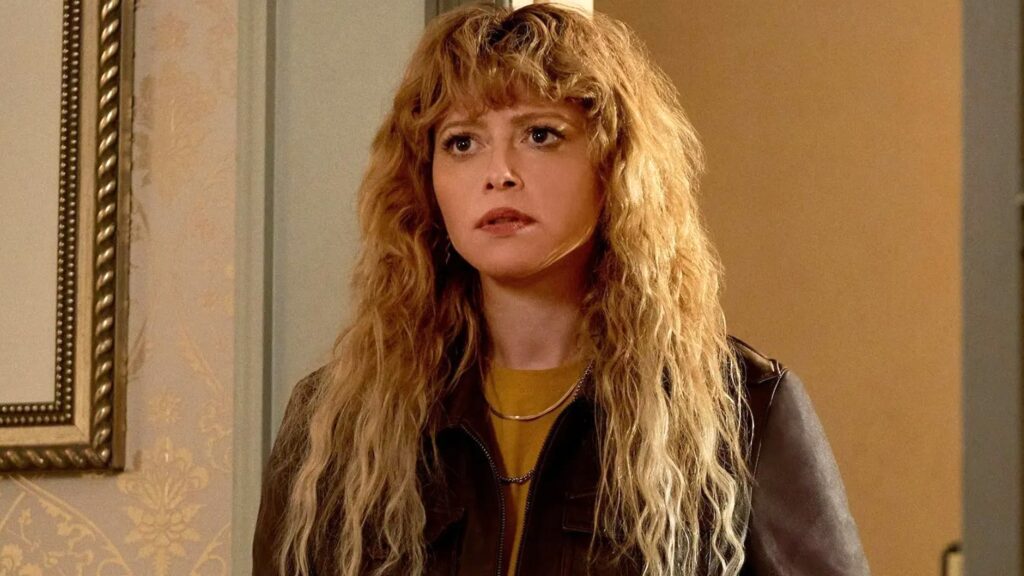 natasha lyonne, in a tense expression, in poker face