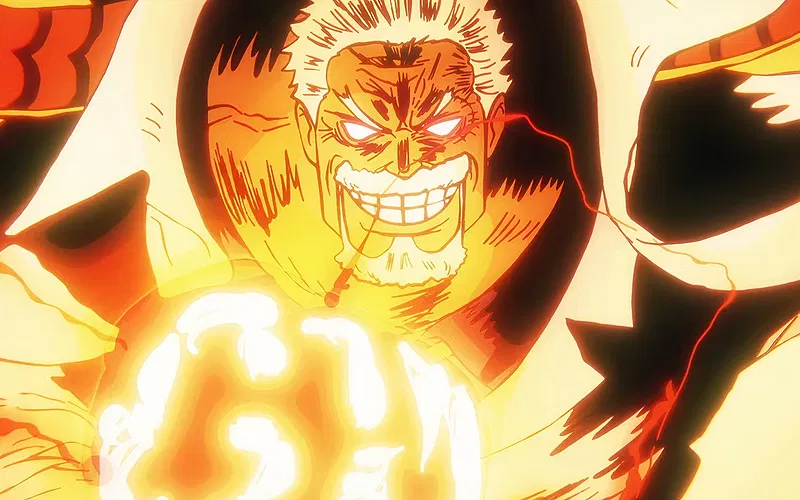 Monkey D Garp trông giận dữ từ một mảnh