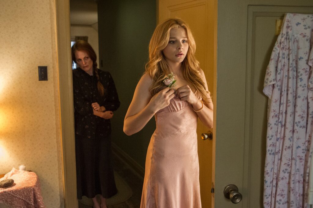 still from Carrie based on Carrie by Stephen King's Carrie