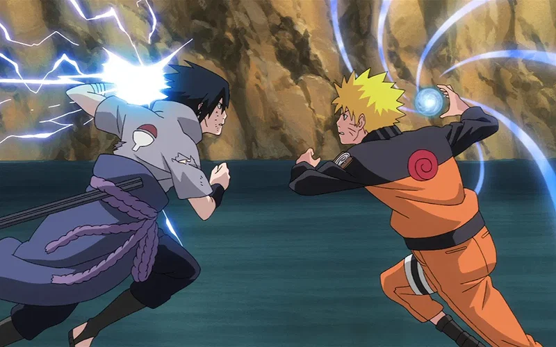 Sasuke vs Naruto from Naruto Shippuden.