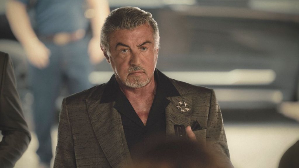 Sylvester Stallone as Dwight Manfredi in Tulsa King