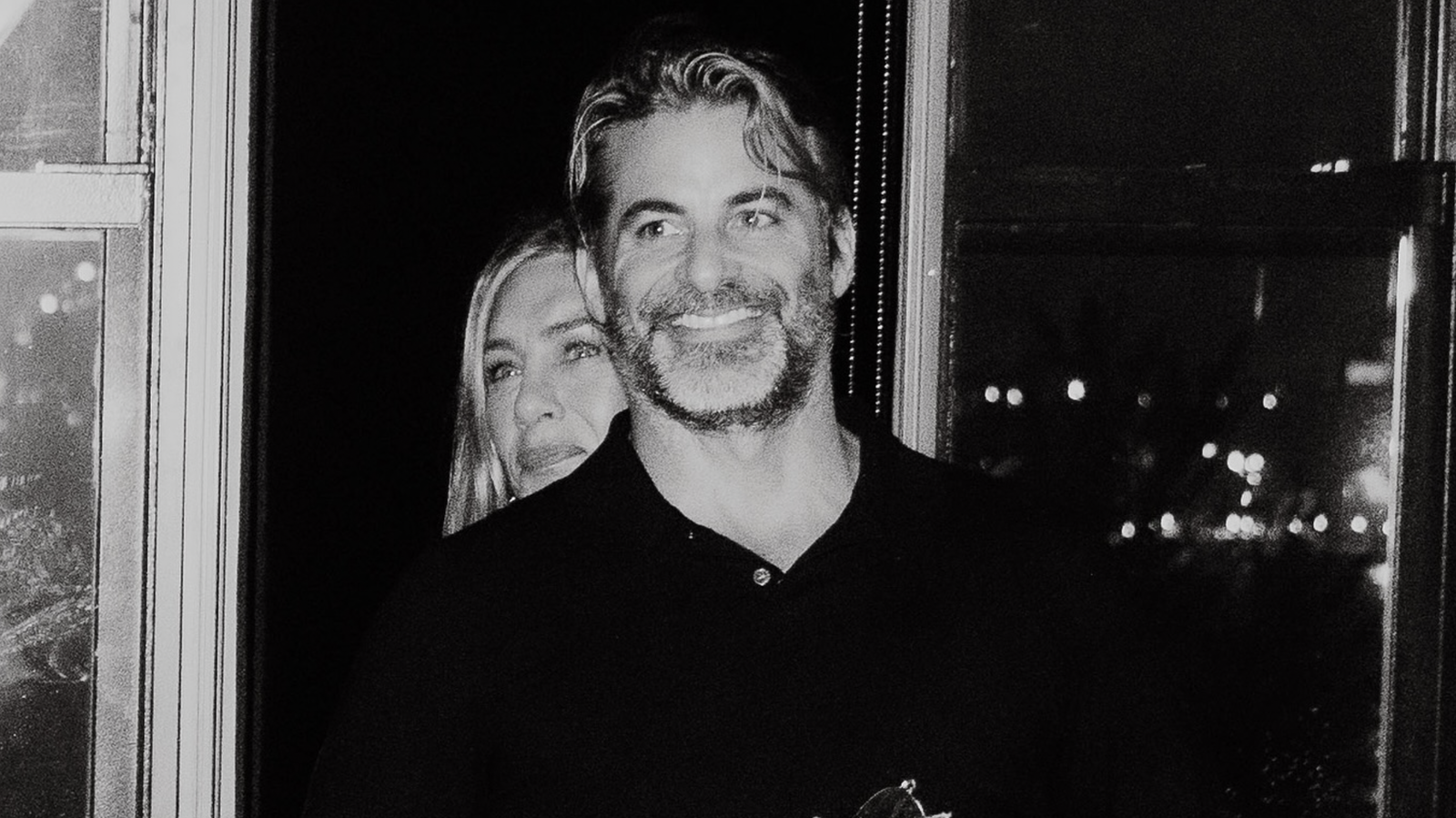 Aniston posting about herself and her boyfriend on her IG