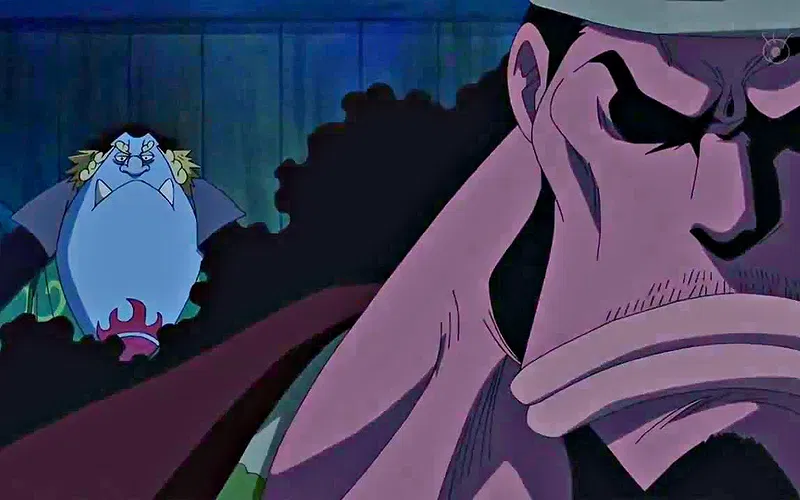 Fisher Tiger and Jinbe talk in One Piece.