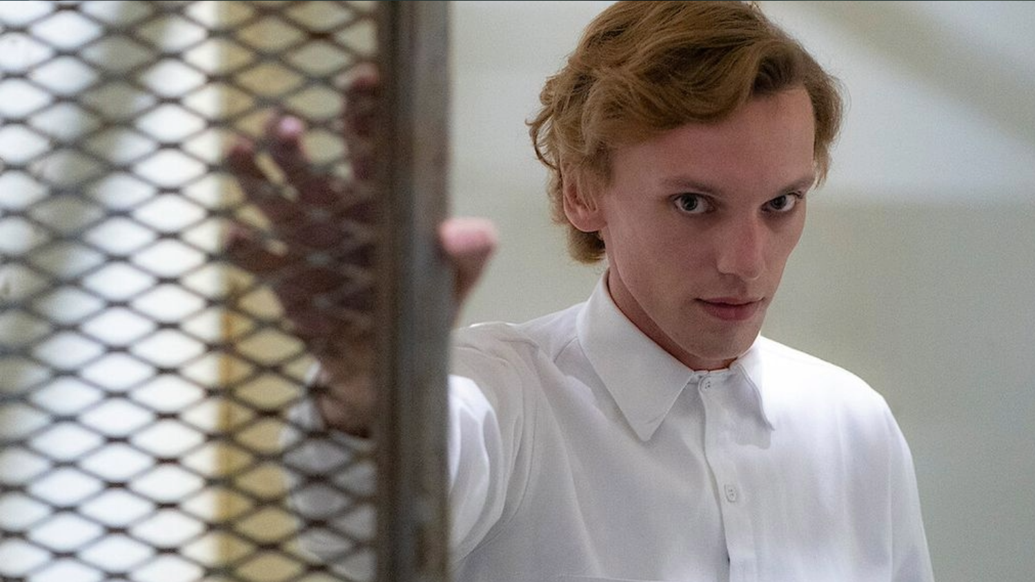 Jamie Campbell Bower as Henry in a still from Stranger Things