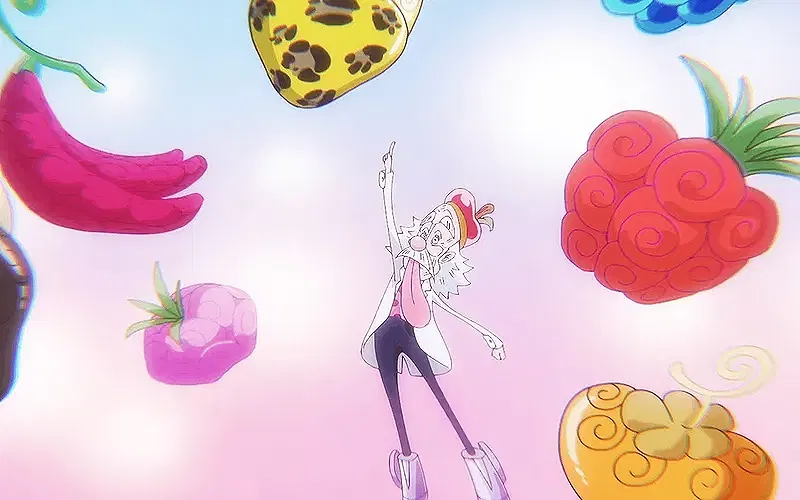 Vegapunk explaining Devil Fruits