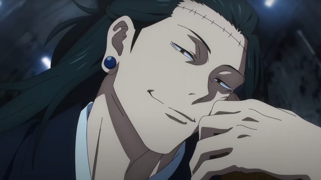 Suguru Geto from the anime Jujutsu Kaisen, specifically during the Shibuya Incident arc.