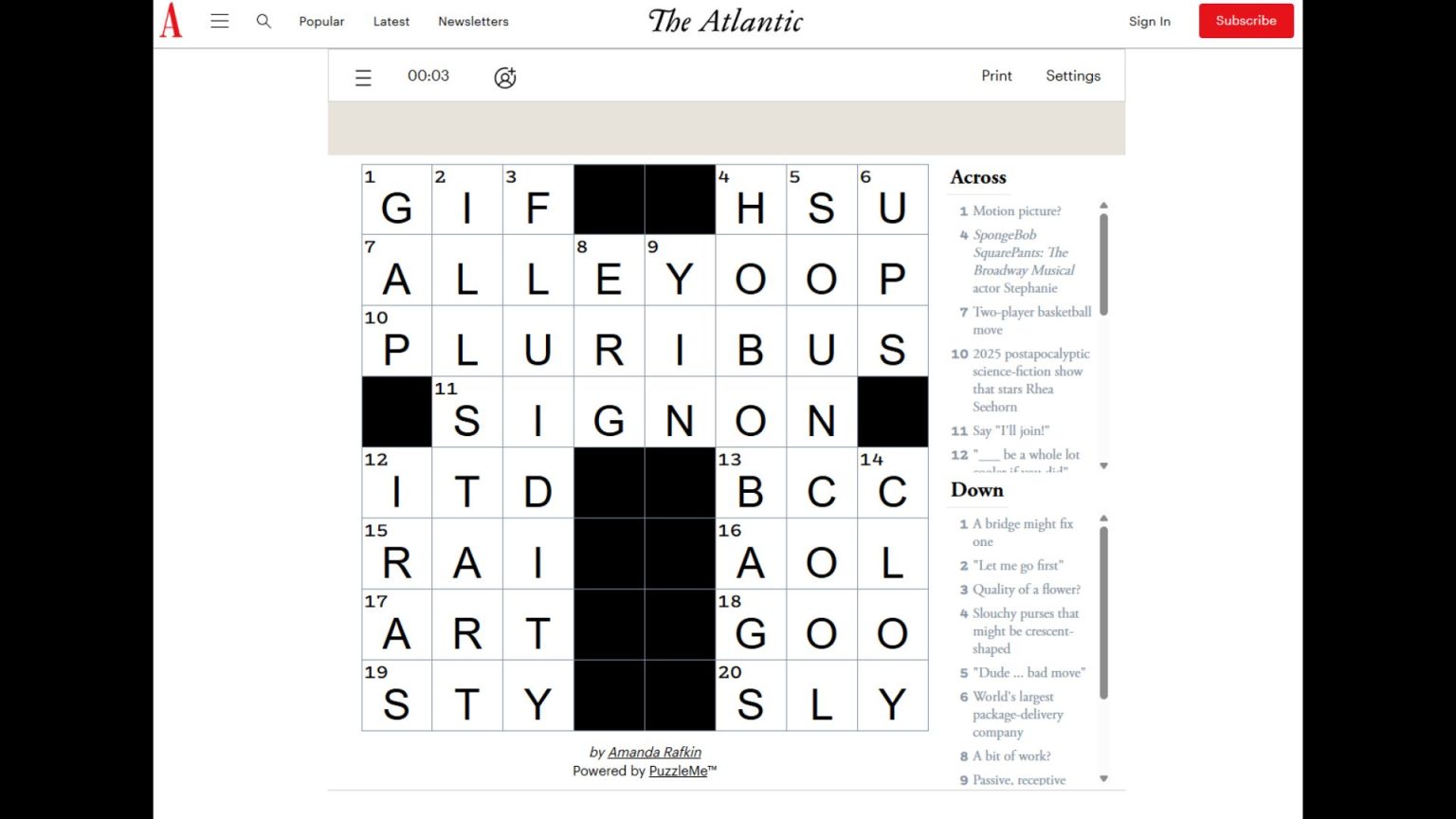 The Atlantic Games Answers for Today (December 4, 2025)