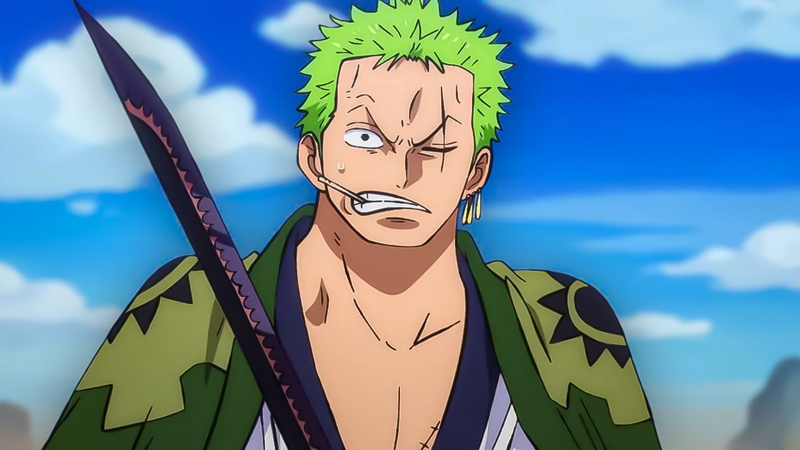 one piece oda intentional pattern behind zoro getting lost