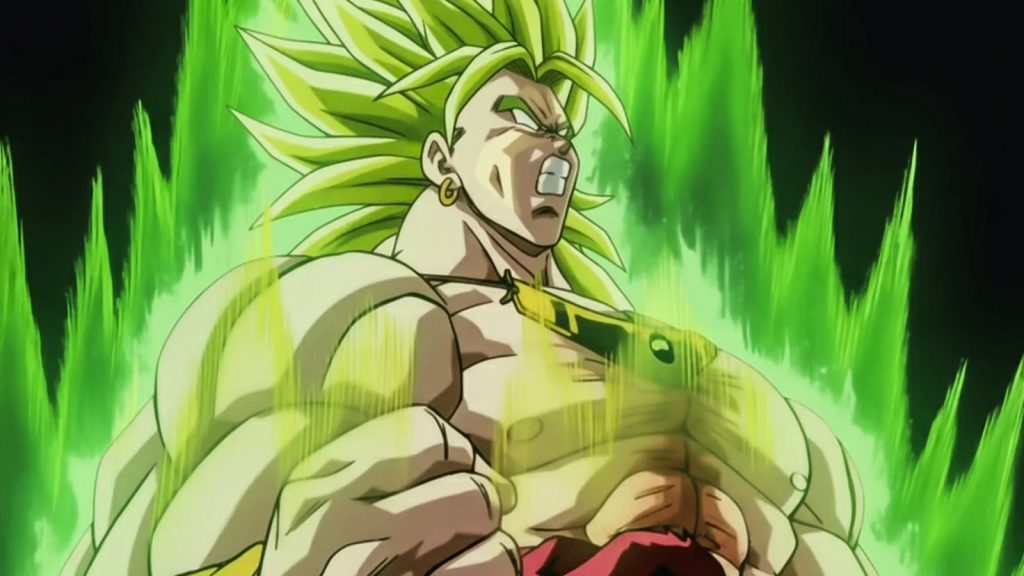 broly in dragon ball anime series