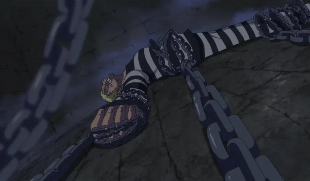 Doflamingo in Impel Down