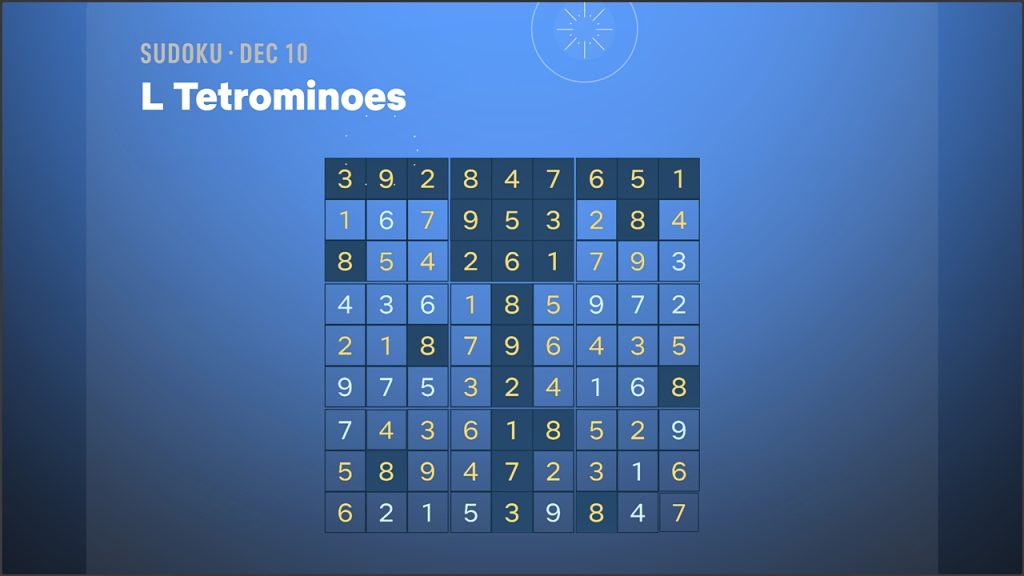 Netflix Puzzled Sudoku Medium solution on December 10, 2025.