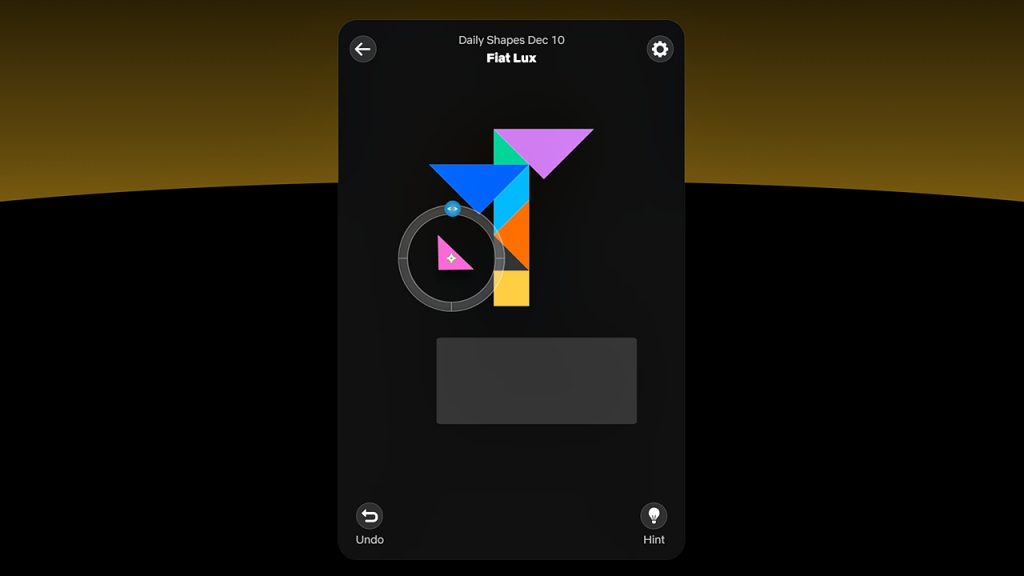Netflix Puzzled Shapes solution on December 10, 2025.