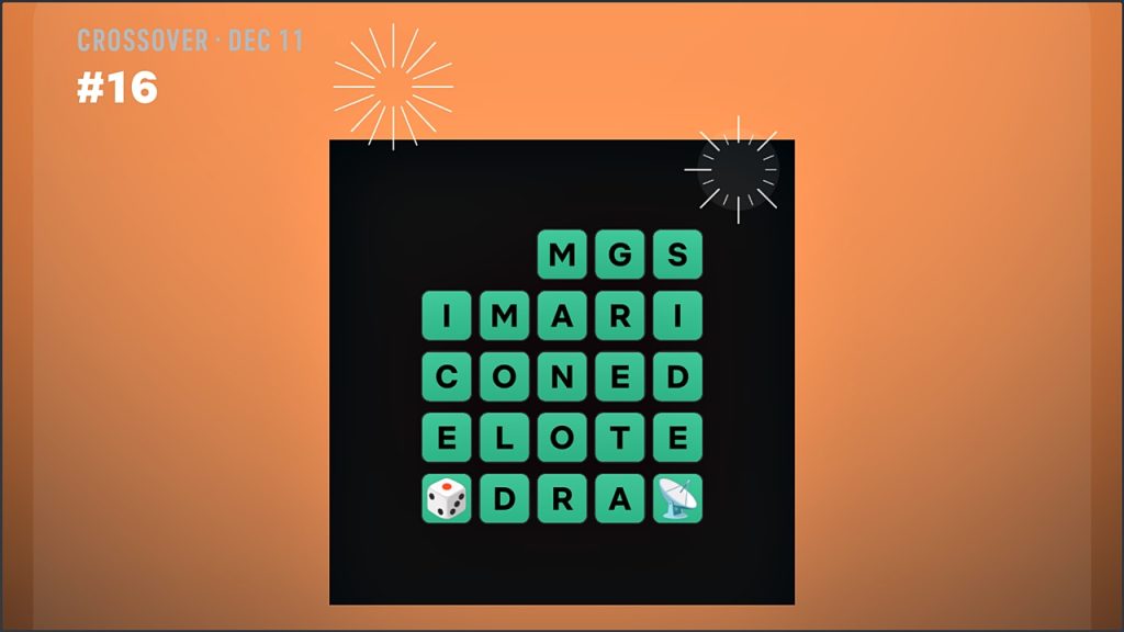 Netflix Puzzled Crossover solution for December 11, 2025.