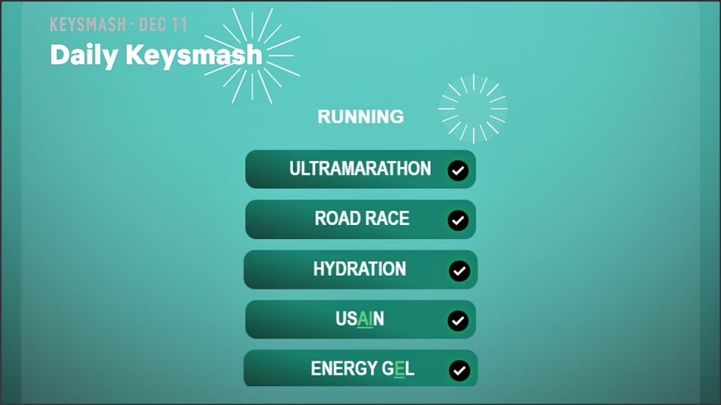 Netflix Puzzled Daily Keysmash solution for December 11, 2025.
