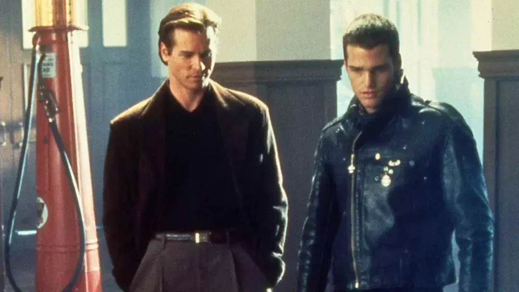 Chris O'Donnell and Val Kilmer in Batman Forever