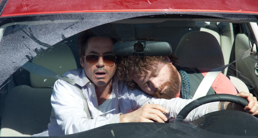 Robert Downey Jr. Highest Paychecks Outside of MCU, Ranked 31 Still from Robert Downey Jr. and Zach Galifianakis in Due Date