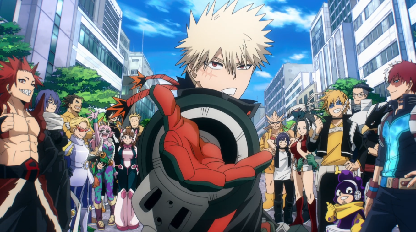 Bakugo chìa tay về phía Deku.