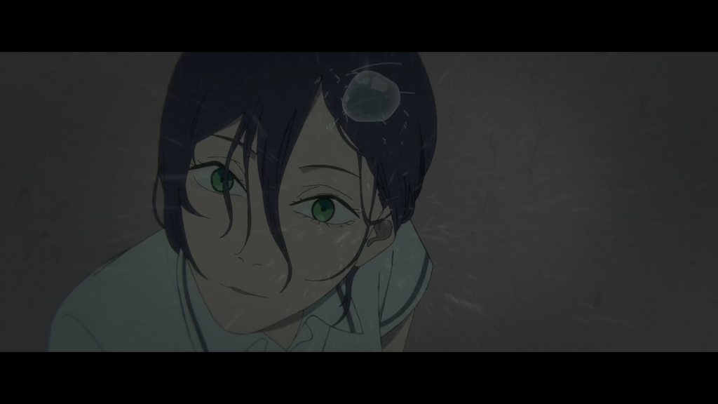 A Raindrop Falling on Reze's Eye | Credits: MAPPA