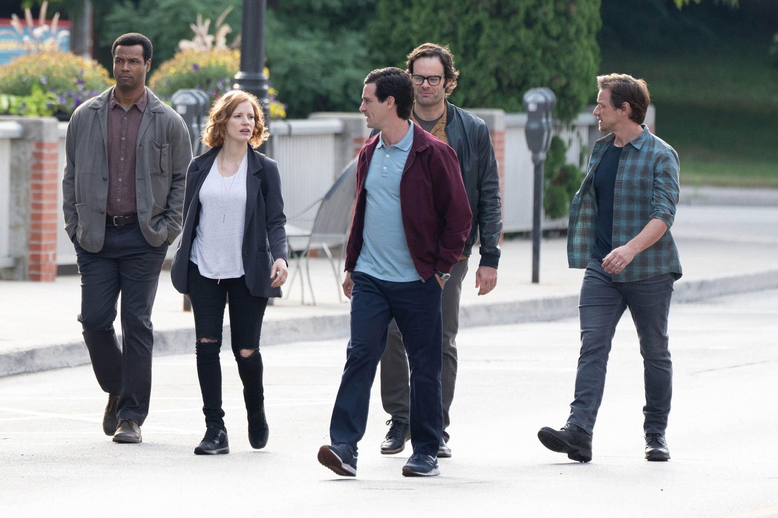 The members of the Losers’ Club all grown up in IT: Chapter Two 