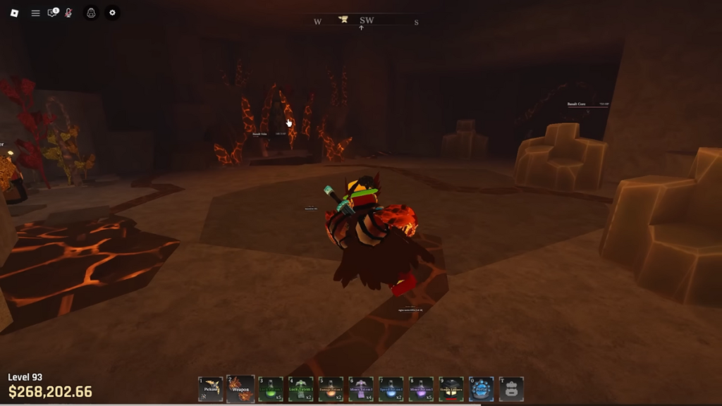 In-game image from The Forge Roblox