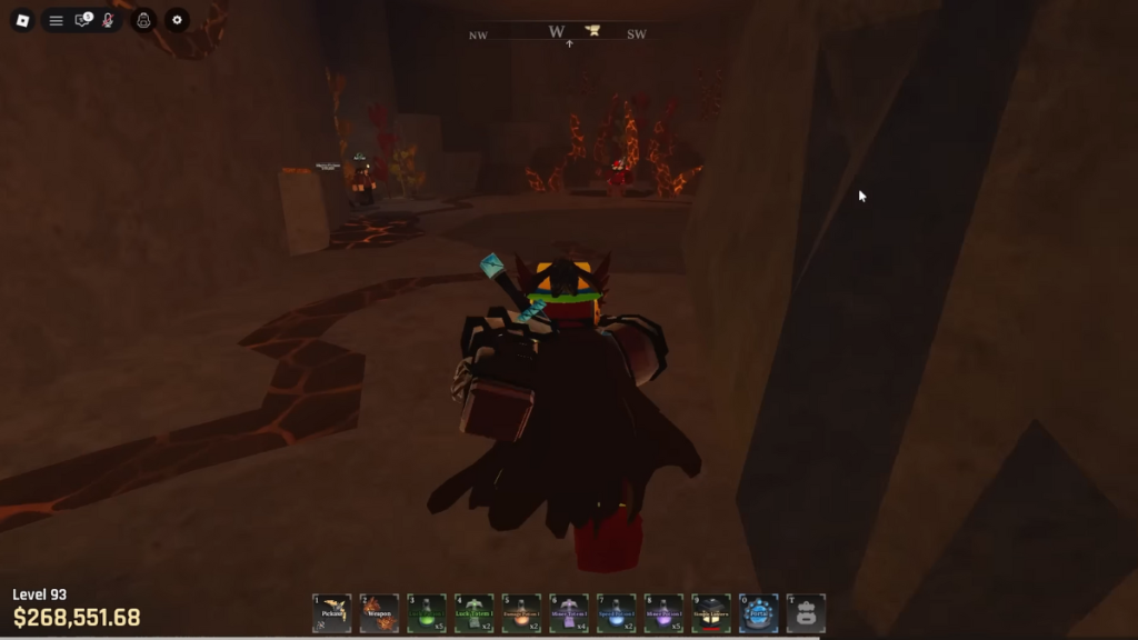 In-game image from The Forge Roblox