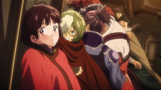 a still from Kabaneri of the Iron Fortress