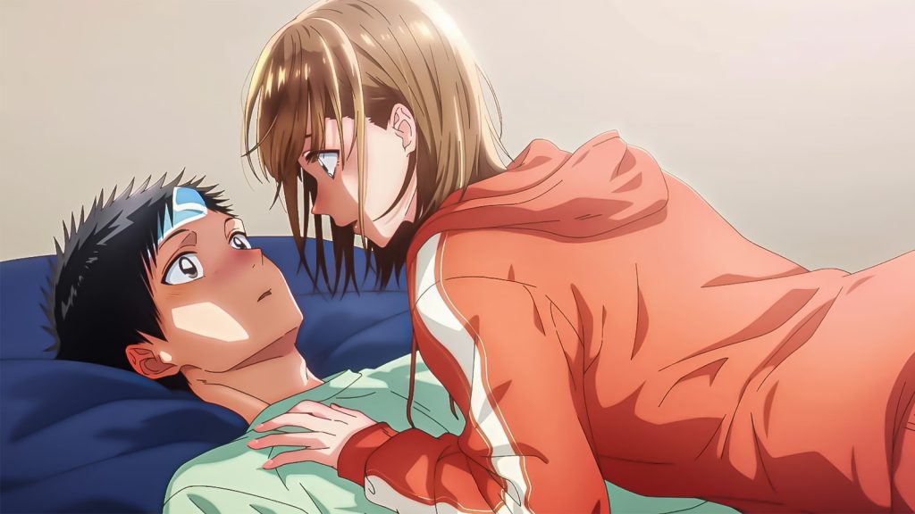 blue box chinatsu and taiki kiss