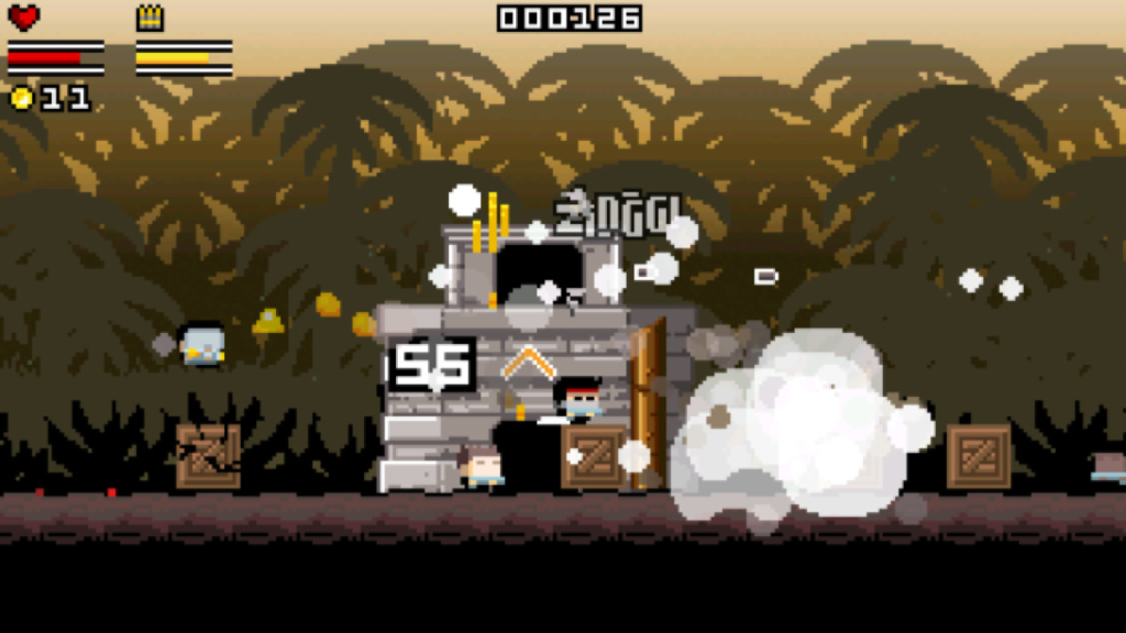 In-game image from Gunslugs 2